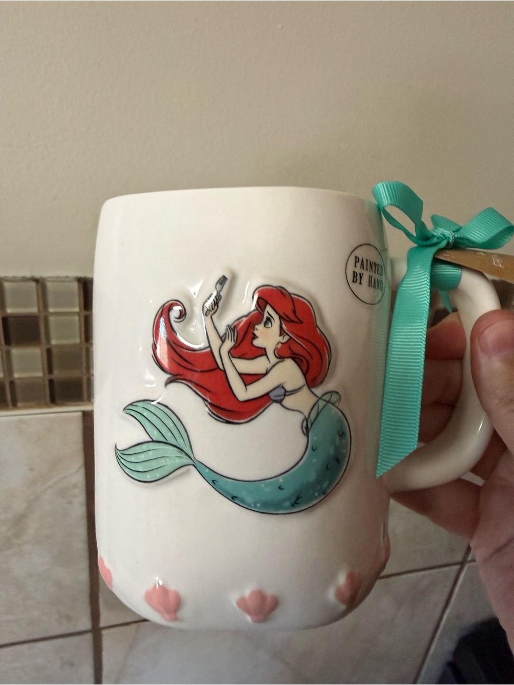 Rae Dunn Ariel princess mug